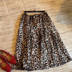 Simply Vera Vera Wang|  Animal Print A-Line Skirt